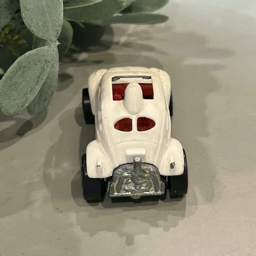 Hot‎ Wheels 1983 Vintage Real Riders Baja Bug White Blazin Bug Loose